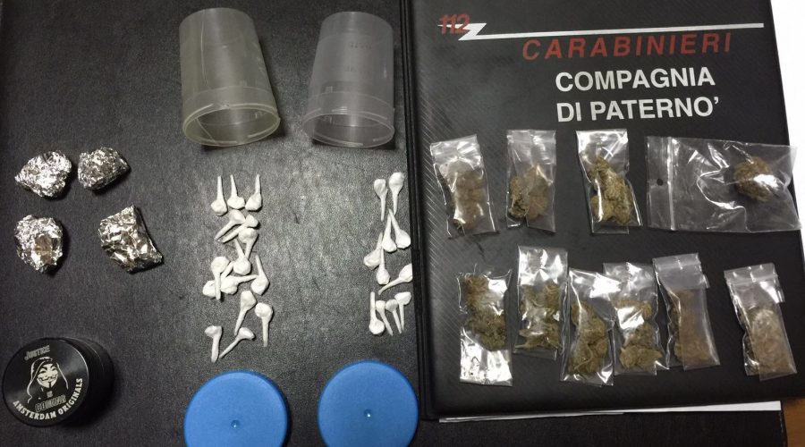 Paternò arrestato un pusher 21enne