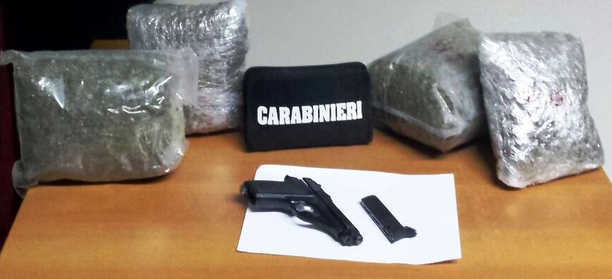 Catania, blitz nei bunker di viale Grimaldi: sequestrati 4 chili di marijuana e una pistola. Un arresto