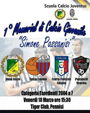 Appuntamento con il 1&deg; Memorial "Simone Passanisi" di calcio giovanile