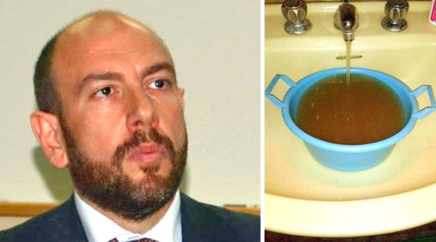 Trappitello, l’acqua delle case si tinge di “giallo”