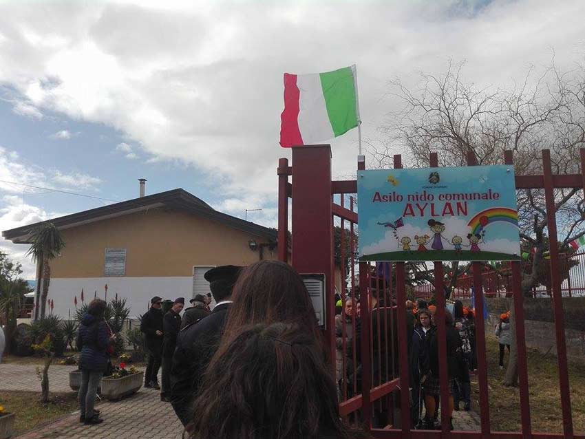 Adrano, inaugurato l’asilo nido comunale “Aylan Kurdi”