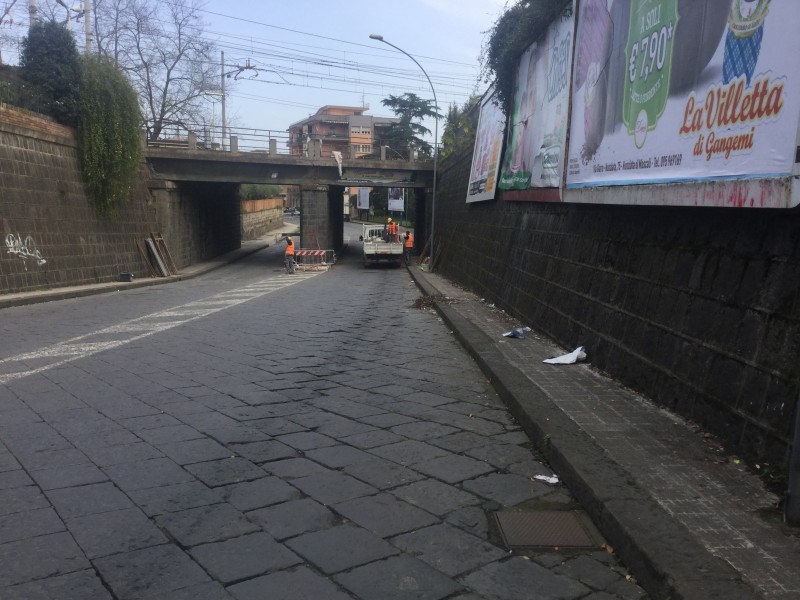 Giarre, riaperto al traffico sottoponte ferroviario