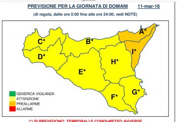 Maltempo in arrivo: avviso della Protezione Civile