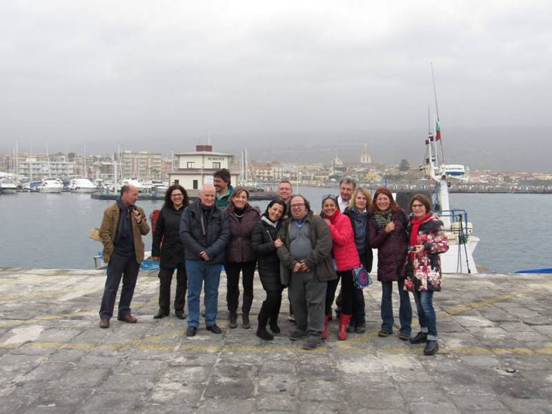 I soci dell’associazione Siciliatourleaders nella Contea di Mascali