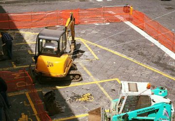 S. Alfio: partiti i lavori di restyling del centro storico