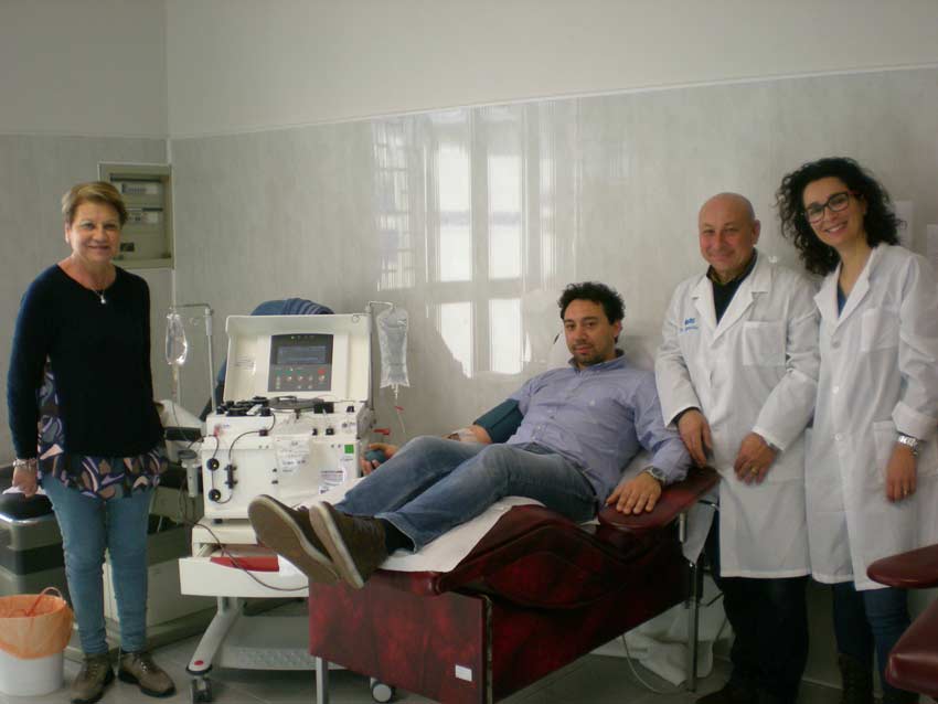 Avis Acireale: adesso si potrà donare anche il plasma