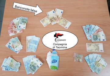 Taormina, spendevano soldi falsi. Arrestati due adraniti