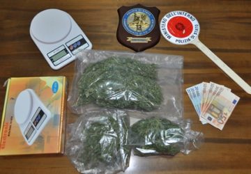 Acireale, un arresto per detenzione di marijuana