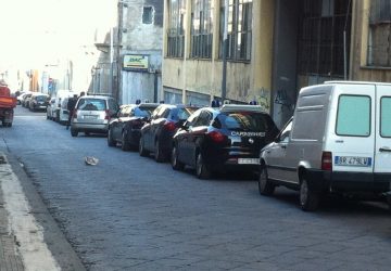 Giarre, in corso sgombero extracomunitari ex pastificio Strano