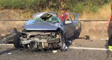 A18, incidente nei pressi del casello di Giarre. Interviene elisoccorso  VIDEO