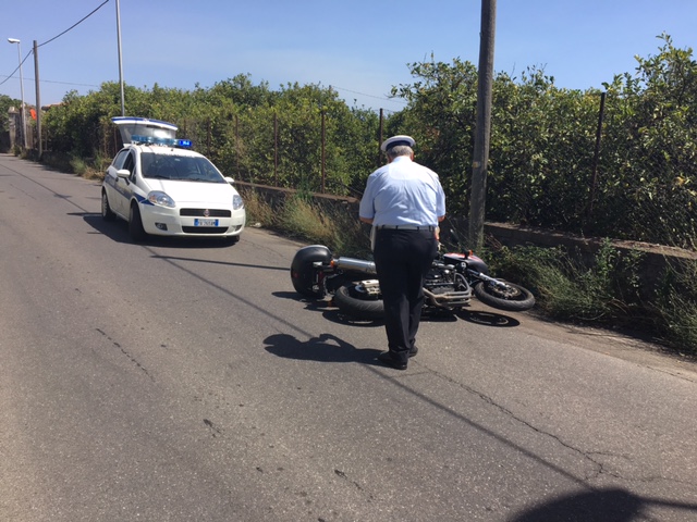 Riposto: scontro tra un’auto ed una moto. Interviene elisoccorso