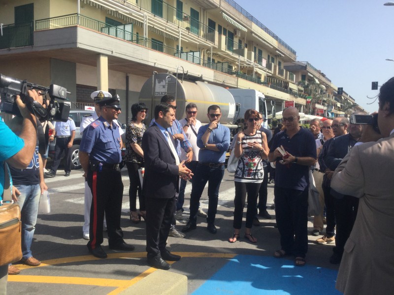 Mascali, inaugurata la pista ciclo pedonale di via Spiaggia
