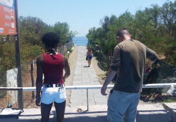 Mascali, militari Usa "abbelliscono" la pista ciclopedonale