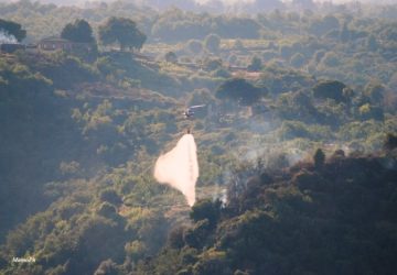 Giarre, ancora incendi sulla collina di Miscarello