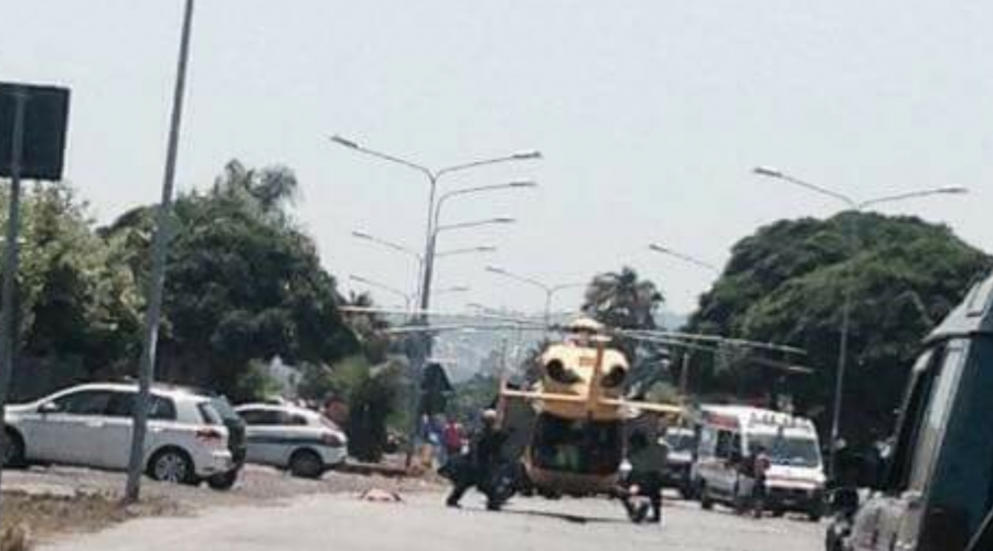 Mascali, grave incidente sulla parallela interviene elisoccorso