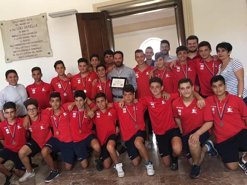 Acireale: gli allievi dell’Asd Stella Rossa di Santa Tecla vincitori dello scudetto nazionale allievi CSI
