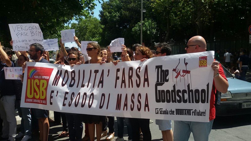 Docenti etnei domani a Palermo per la protesta regionale contro la mobilità-deportazione