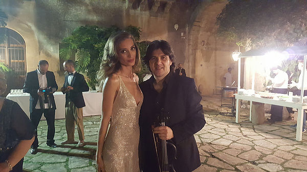 Matrimonio Vip: il violinista etneo Danilo Mascali scelto per suonare al matrimonio di Margareth Madé e Giuseppe Zeno