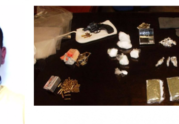 Catania: beccato con revolver, munizioni e droga in casa. Arrestato