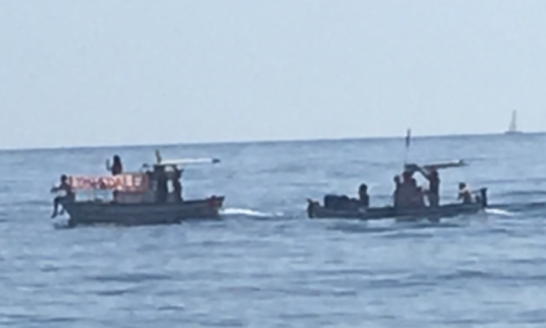 Protesta Ospedale Giarre: in barca per il diritto alla salute