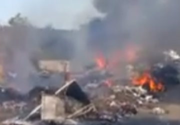 Trepunti a fuoco rifiuti prolungamento via San Matteo