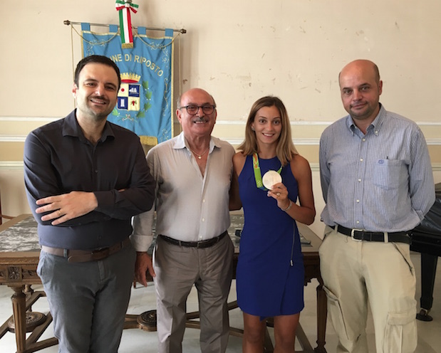 Riposto, la schermitrice Rossella Famingo al Premio Nino Caragliano