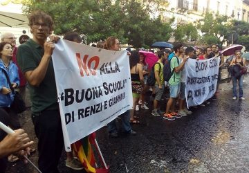 Catania: la ministra Giannini diserta la festa del Pd. La protesta no