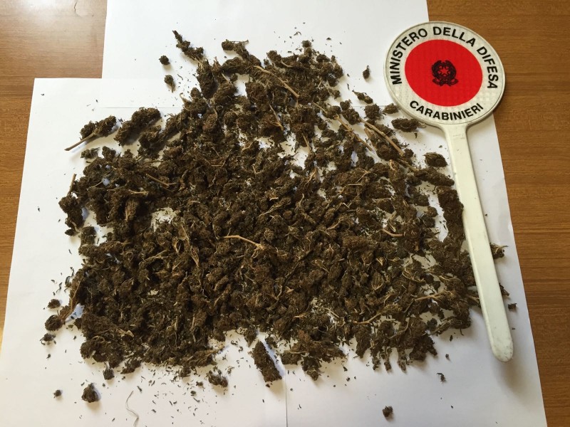 Catania: bloccato ed arrestato a San Cristoforo con 250 gr di marijuana