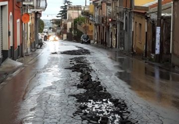 Piedimonte: primi danni del maltempo