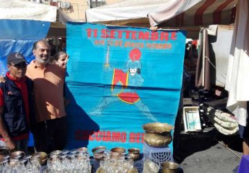 Oggi, per le strade di Catania, un “pupo siciliano”, per contestare Renzi