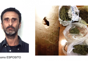 Catania: spacciava attraverso un foro nel muro di casa sua. Arrestato