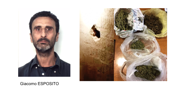 Catania: spacciava attraverso un foro nel muro di casa sua. Arrestato