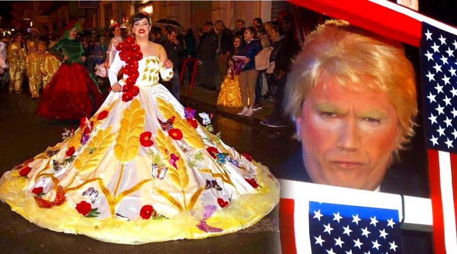 Francavilla di Sicilia, Carnevale nel segno di Trump