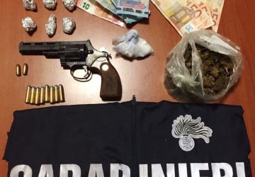 Scovato market della droga a San Cristoforo. Sequestrate anche pistole e munizioni