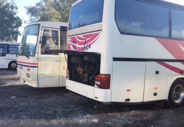 Giarre: sabotati i bus dell’autolinee Buda-Sag. L’amministratore: “Spero non si tratti di un attentato” VIDEO
