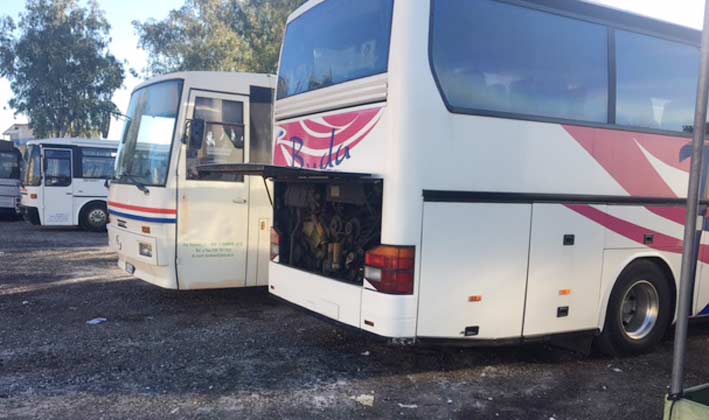 Giarre: sabotati i bus dell’autolinee Buda-Sag. L’amministratore: “Spero non si tratti di un attentato” VIDEO