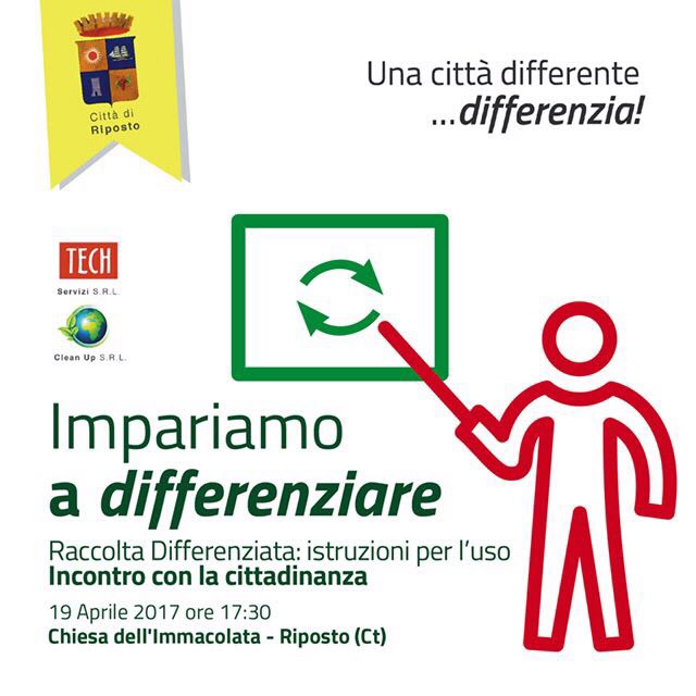 Riposto, raccolta differenziata: oggi pomeriggio incontro con i cittadini. Continua la distribuzione dei kit