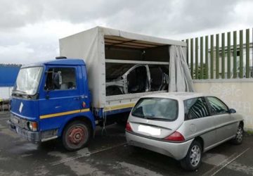 Catania: scoperto "cimitero" di mezzi rubati a Picanello