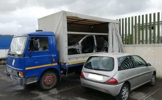 Catania: scoperto “cimitero” di mezzi rubati a Picanello