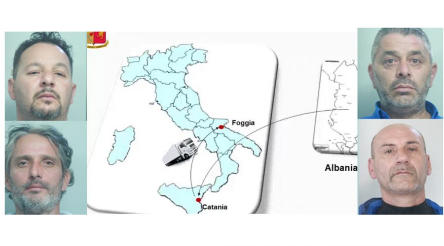 Catania, scoperto tir con 162 kg di droga. Quattro arresti VIDEO