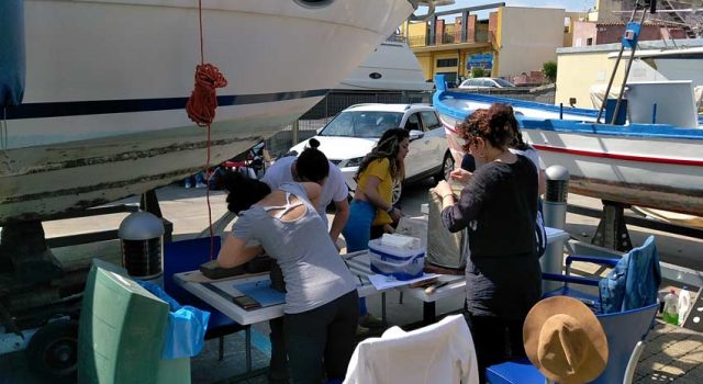 Riposto: inaugurata questa mattina al porto turistico la IX^ rassegna artistica “I colori del mare”