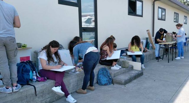 Riposto: inaugurata questa mattina al porto turistico la IX^ rassegna artistica “I colori del mare”