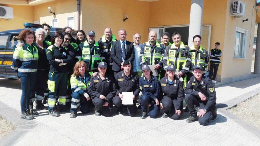 Calatabiano: encomio ai volontari di protezione civile del N.O.E.S. di Mascali