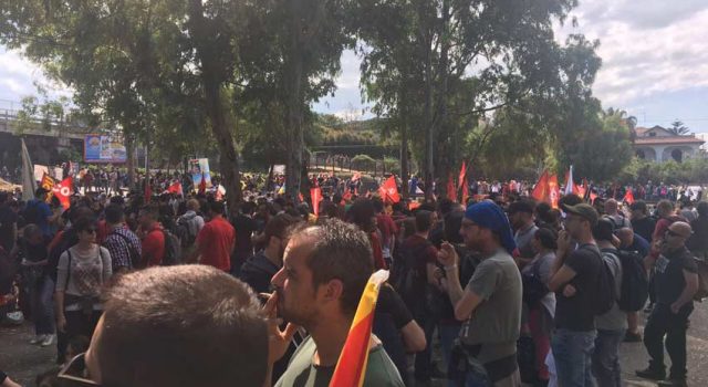 Manifestazione antagonista al G7 a Giardini Naxos: alla fine tutto è andato per il meglio VIDEO CRONACA