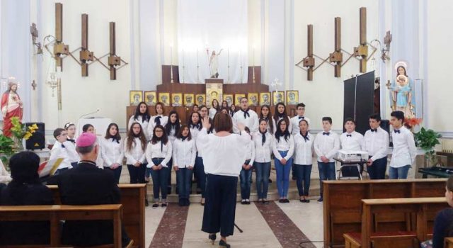 Mascali, lectio magistralis del vescovo Raspanti nella chiesa di San Giuseppe a Carrabba