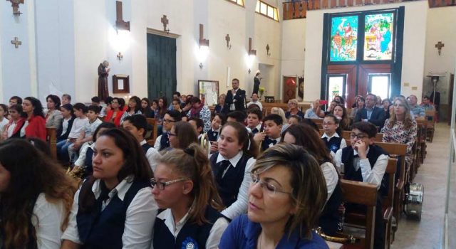 Mascali, lectio magistralis del vescovo Raspanti nella chiesa di San Giuseppe a Carrabba