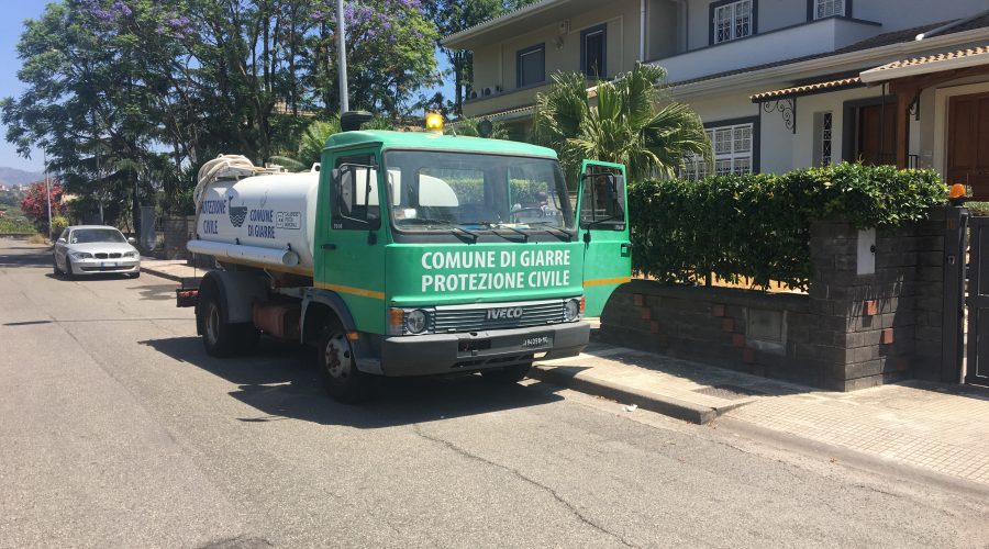 Giarre, è di nuovo emergenza idrica a Santa Maria la Strada: Comune invia autobotte