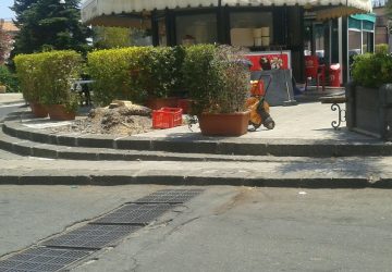 Altarello, tranciati da ignoti due alberi della piazzetta