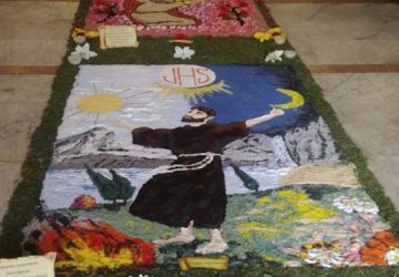 Macchia: infiorata 2017 nel segno di San Francesco