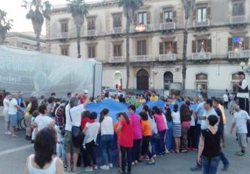 Si &egrave; concluso con un flashmob a Giarre il progetto #DiversArteMente